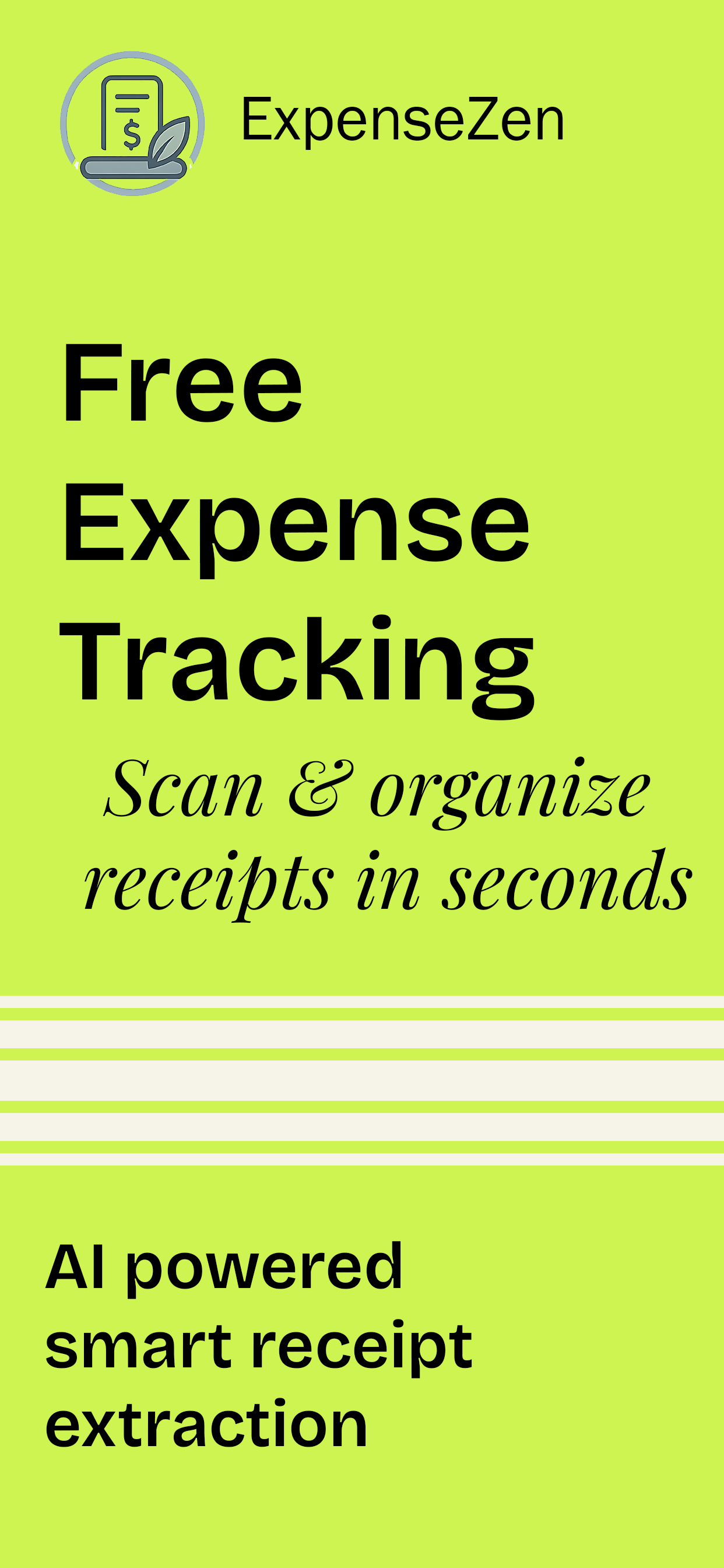 ExpenseZen - Free Expense Tracking
